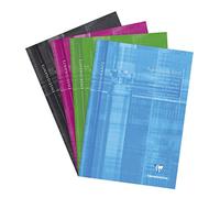 Clairefontaine 3069C 6 Column Stapled Agenda (36 boxes/week) - A4 21x29,7 cm - 72 Pages (19 weeks) - 90 g White Paper - Laminated Card Cover - Random Colour