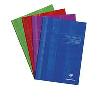 Clairefontaine 3119C A 7- Class Stapled Pupils Report Book - A4 21x29.7 cm - 48 Pages - Green Register Paper 110 g - Laminated Card Cover - Random Colour