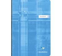 Clairefontaine 31279C - Vocabulary Notebook, DIN A4, 21 x 29.7 cm, Lined with 1 Central Margin, 90 gsm, 80 Pages, Assorted Colours, 1 Piece