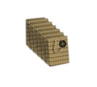 Clairefontaine 32457-3Cpack Pack of 6 Kraft Gift Bags Medium 21.5 x 10.5 x 25.5 cm 210 g with Tanit Design Gift Packaging Ideal for: Books, Games and Small Gifts