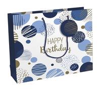 Clairefontaine 32487-6Cpack Excellia Gift Bags Shopping Format 37.5 x 11.5 x 27.5 cm 210 g Blue HB Design Gift Packaging Ideal for: Board Games and Puzzles
