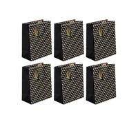 Clairefontaine 32490-2Cpack - A Set of 6 Excellia Gift Bags- Large size - 26,5x14x33 cm - 210g - Design : Elegant - Gift Wrapping, Ideal for games, Puzzles