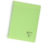 Clairefontaine 328716C Collection LiniColour Fresh Spiral Notebook - 17x22 cm - 180 Seyes Ruled Pages - 90 g White Paper - Transparent Polypro Cover - Random Colour