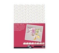 Clairefontaine - Ref 354597C - Maildor Decorative Cardboard (Pack of 40 Sheets) - 250 x 350mm, 160gsm Card, Acid Free, Recycled Materials - Assorted Doodling Colours