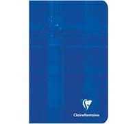 Clairefontaine 3606C Set of 10 Stapled Notebooks - 11x17 cm - 96 Lined Pages - 90 g White Paper - Laminated Card Cover - Random Colours