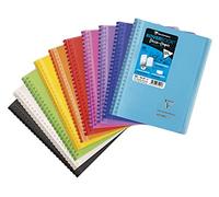 Clairefontaine - Ref 361201C - Koverbook PP Spiralbound Drawing / Sketch Book (100 Pages) - A5 (148 x 210mm) in Size, 125gsm Extra White Paper - Random Colour Cover