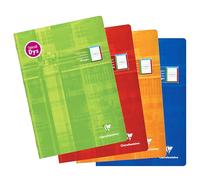 Clairefontaine 36128C Stapled Notebook - A4 21x29,7 cm - 48 Pages 4-Colour Process Special Dys Line spacing 2mm - White Paper 90 g Card Cover - Random Colour