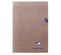Clairefontaine 363161C A Grey Mimesys Stapled Notebook - A4 21x29,7 cm - 96 Seyes Ruled Pages - White Paper 90 g - Polypro Cover