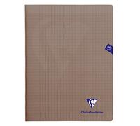 Clairefontaine 363361C - One Grey Mimesys Stapled Notebook - Dimensions: 24 cm x 32 cm - 96 Pages Seyes Ruled - 90 g White Vellum Paper - Polypro Cover