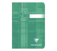 Clairefontaine - Ref 3642C - Staple bound Notebook (48 Sheets) - A6 Size, Squared Rulings, 90gsm Brushed Vellum Paper, Laminated Cardboard Cover - Assorted Colours (Pack of 10)