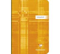 Clairefontaine 36879C - Vocabulary Notebook, DIN A5 14.8 x 21 cm, Lined with 1 Central Margin, 90g, 64 Pages, Assorted Colours, 1 Piece