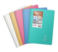 Clairefontaine 376741C - One Silver Koverbook Spiral Notebook - A4 21x29,7 cm - 160 Lined Pages - 90 g White Paper - Opaque Polypro Cover - Random Colour