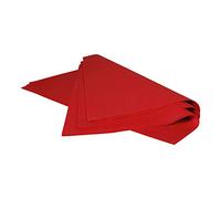 Clairefontaine 393606C - A Ream of Red Tissue Paper - 480 Sheets - Format: 50x75cm - 18g - Colour: red - Gift wrapping, decoration, floral packaging, DIY