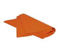 Clairefontaine 393658C - A Ream Of Orange Tissue Paper - 480 sheets - Size: 50x75cm - 18g - Colour: Orange - Gift wrapping, decoration, creative hobbies, flower wrapping, DIY