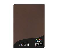 Clairefontaine 4202C Wallet of 50 Sheets Format A4 (21x29,7cm) 120gsm Cocoa colour Invitation Paper Events Correspondence Pollen range Smooth Premium Paper