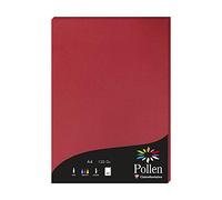 Clairefontaine 4212C Wallet of 50 Sheets Format A4 (21x29,7cm) 120gsm Intensive Red Invitation Paper Events Correspondence Pollen Range Premium Smooth Paper