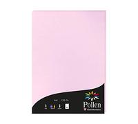 Clairefontaine 4213C Wallet of 50 Sheets Format A4 (21x29,7cm) 120gsm Dragée Pink Invitation Paper Events Correspondence Pollen Range Premium Smooth Paper