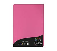 Clairefontaine - Ref 4221C - Pollen Coloured Paper (Pack of 50 Sheets) - A4 (210 x 297mm), 120gsm Paper, Inkjet & Laser Printer Compatible, Acid Free - Intensive Pink
