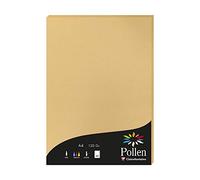 Clairefontaine 4279C Wallet of 50 Sheets Format A4 (21x29,7cm) 120gsm Caramel colour Invitation Paper Events Correspondence Pollen Range Premium Smooth Paper