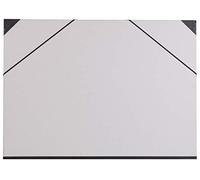 Clairefontaine 44620C Grey drawing board with elastic closure, 52x72cm colour - Designed to protect and preserve art works, papers, and documents - Easy
