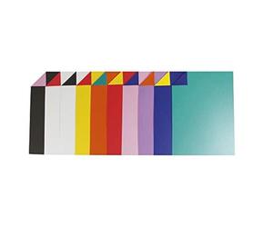 Clairefontaine 457299C Pack of 100 sheets Two-tone Cardstock drawing paper 21x29.7cm 150g assorted colours decorating Creative Leisure Activities Adults Kids