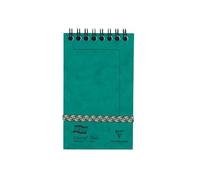 Clairefontaine - Ref 482/1152Z - Europa Minor Pad Notepad (120 Pages) - 12.2 x 7.6cm in Size, Top Wirebound, Lined Rulings, Premium Pressboard Cover, 90gsm Brushed Vellum - Green