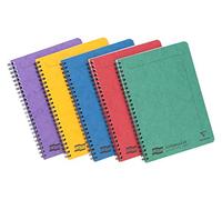 Clairefontaine 4849Z - Europa A5 Notemaker reliure intégrale assortiment A 14,8x21cm 120p détach. Q.5x5