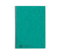 Clairefontaine 4863Z - One Notemakers Europa Spiral Notebook Green - A4 21 x 29,7 cm - 120 Detachable Ruled Pages - White Paper 90 g - Glossy Card Cover