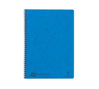 Blue A4 Lined Wirebound Notebook