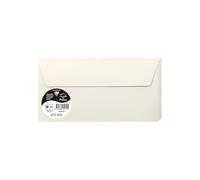 Clairefontaine 5055C Pack of 20 Self-Adhesive Envelopes Format DL 11x22cm 120gsm Colour Pearl Grey Invitation Events Correspondence Pollen Range Premium Paper