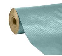 Clairefontaine 507578C - A Long roll of Gift Paper - Brown Kraft Paper 60g - Patterns: Turquoise Single-Coloured Kraft, 50x0.70m - Gift Paper for Holidays