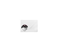 Clairefontaine 54030C Iridescent White Paper Pack of 20 Gummed Envelopes 7,5x10cm 120gsm Invitation Events Correspondence Cards Pollen Range Premium Smooth