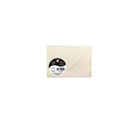 Clairefontaine 54040C Iridescent Cream Paper Pack of 20 Gummed Envelopes 7,5x10cm 120gsm Invitation Events Correspondence Pollen Range Premium Smooth
