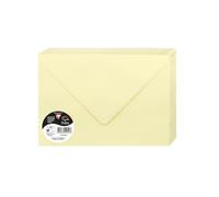 Clairefontaine 5452C Pack of 20 Gummed Envelopes Format C5 16,2x22,9cm 120gsm colour Canary Invitation Events Correspondence Pollen Range Premium Smooth Paper