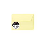 Clairefontaine 5456C Pack of 20 Self-Adhesive Envelopes Format C6 11,4x16,2cm 120gsm Canary Colour Invitation Events Correspondence Pollen Range Premium Paper