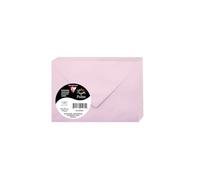 Clairefontaine 5530C Pack of 20 Gummed Envelopes Format 7,5x10cm 120g/m² Dragée Pink Invitation Events and Correspondence Range Pollen Premium Smooth Paper