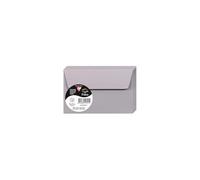 Clairefontaine 55321C Pack of 20 Self-Adhesive Envelopes Format 9x14cm 120g/m² Colour Koala Grey Invitation Events Correspondence Range Pollen Premium Paper