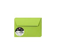 Clairefontaine 5546C Pack of 20 Self-Adhesive Envelopes C6 11,4x16,2cm 120gsm Colour Intensive Green Invitation Events Correspondence Pollen Range Premium