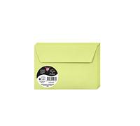 Clairefontaine 55476C Pack of 20 Self-Adhesive Envelopes C6 11,4x16,2cm 120gsm Colour Leaf Bud Green Invitation Events Correspondence Pollen Range Smooth Paper