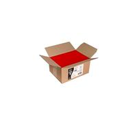 Clairefontaine 55585C Carton of 200 Self-Adhesive Envelopes DL 11x22cm 120g/m² Intensive Red Invitation Event Correspondence Range Pollen Premium Smooth Paper
