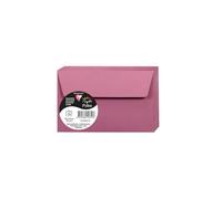 Clairefontaine 55651C Pack of 20 Self-Adhesive Envelopes 9x14cm 120g/m² Colour Hydrangea Pink Invitation Event Correspondence Range Pollen Premium Smooth Paper