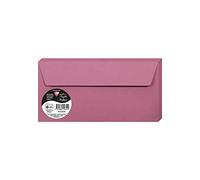 Clairefontaine 55655C Pack of 20 Self-Adhesive Envelopes DL (11x22cm) - 120gsm Colour Hydrangea Pink Invitation Event Correspondence Pollen Range Premium Paper