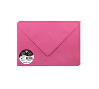 Clairefontaine 5572C Pack of 20 Gummed Envelopes C5 16,2x22,9cm 120gsm Colour Intensive Pink Invitation Events Correspondence Pollen Range Premium Smooth Paper