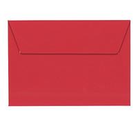 Clairefontaine 5586C Pack of 20 Self-Adhesive Envelopes C6 11,4x16,2cm 120g Intensive Red Invitation Events Correspondence Pollen Range Premium Smooth Paper