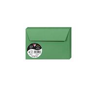 Clairefontaine 5596C Pack of 20 Self-Adhesive Envelopes Format C6 11,4x16,2cm 120g Colour Forest Green Invitation Events Correspondence Pollen Range Premium