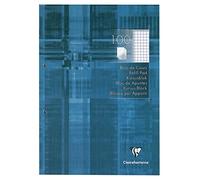 Clairefontaine 5812C - One Cobalt Blue Perforated Course Pad - Dimensions: A4 21x29,7 cm - 200 Small Square Pages - 90 g White Paper - Laminated Card Cover