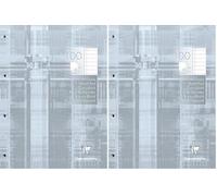 Clairefontaine 5814C - One Light Grey Perforated Glued Course Pad - A4 21x29,7 cm - 200 Lined Pages with Margin - 90 g White Paper - Laminated Card Cover (Pack of 2)
