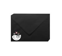 Clairefontaine 5832C Pack of 20 Gummed Envelopes C5 16,2x22,9cm 120gsm Colour Black Invitation Events Correspondence Pollen Range Premium Smooth Paper