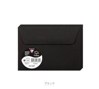 Clairefontaine 5836C Pack of 20 Self-Adhesive Envelopes Format C6 11,4x16,2cm 120g Colour Black Invitation Events Correspondence Pollen Range Premium Paper