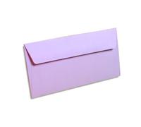Clairefontaine - Ref 5865C - Pollen Adhesive Envelopes (Pack of 20) - DL Sized, 120gsm Paper, Printer-Compatible, Acid Free, Adhesive Strip for Easy Seal - Lilac